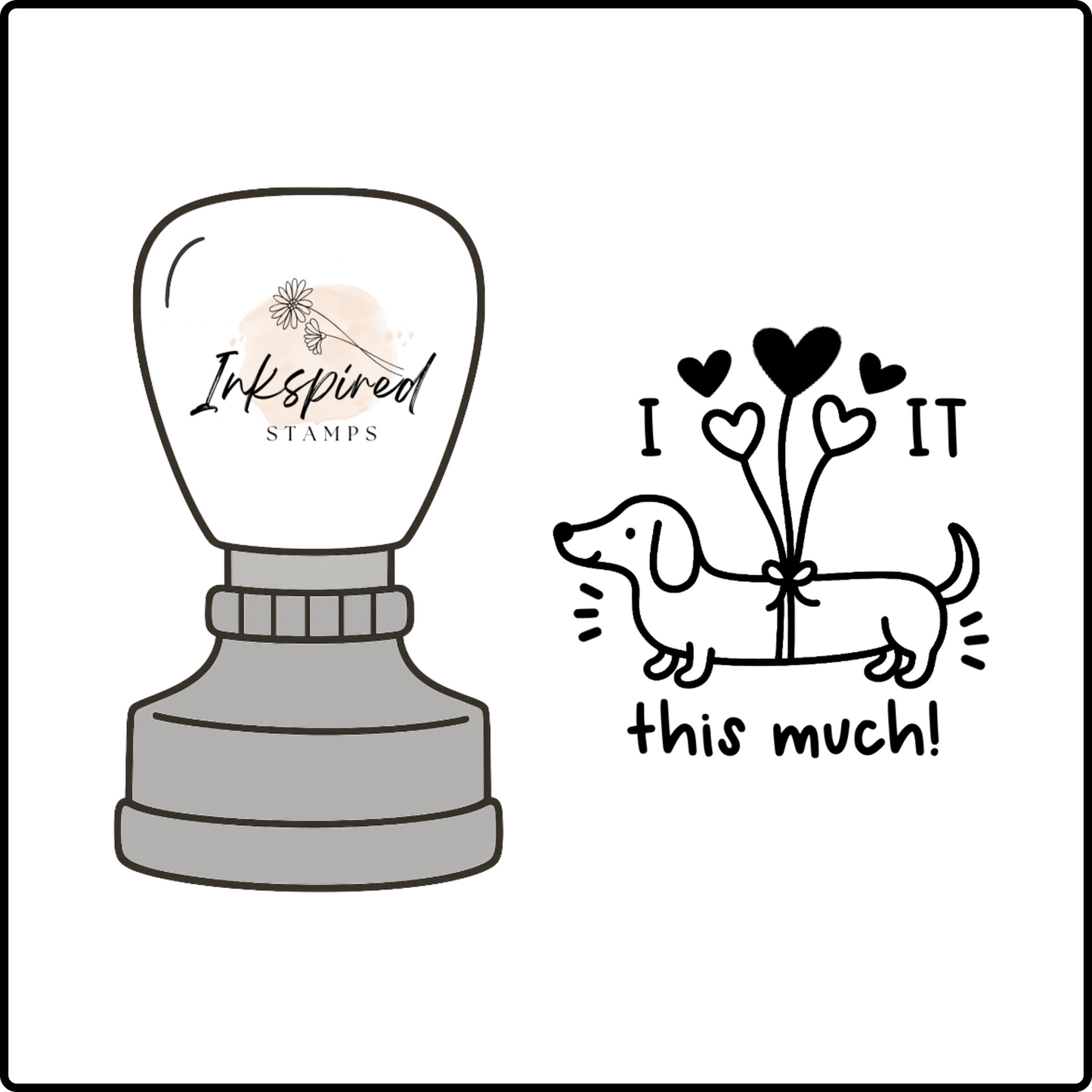 I Love it This Much Stamp