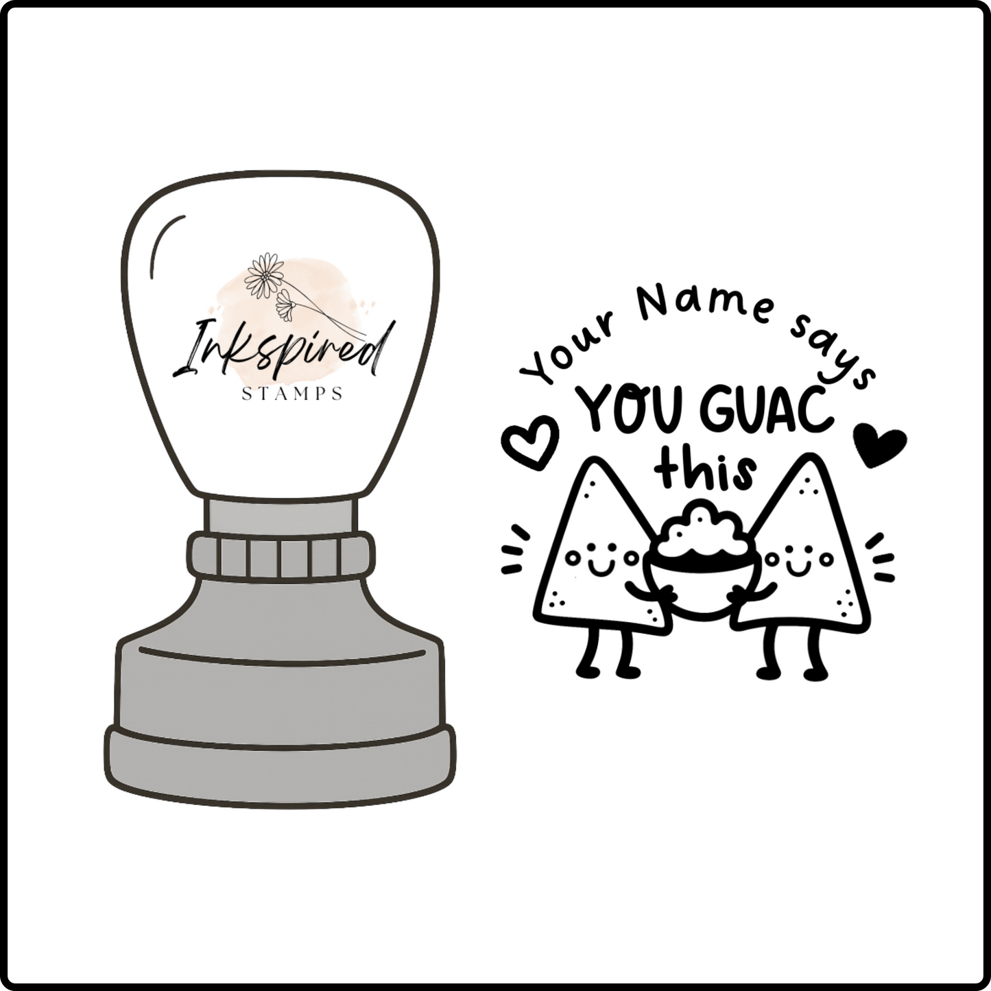 You Guac This Personalised Stamp