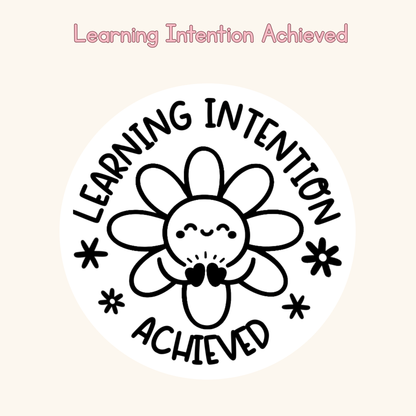 Learning Intention Achieved Stamp
