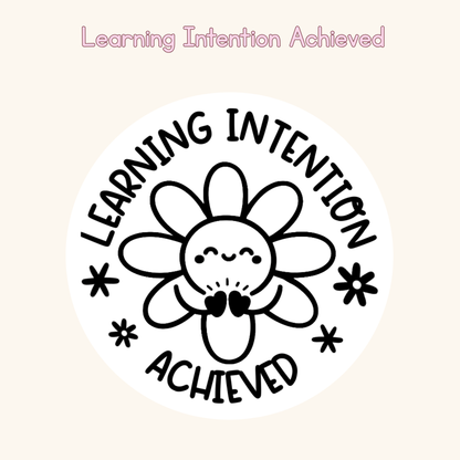 Learning Intention Achieved Stamp