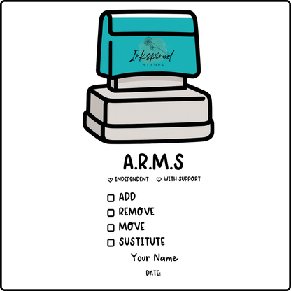 A.R.M.S Checklist Stamp