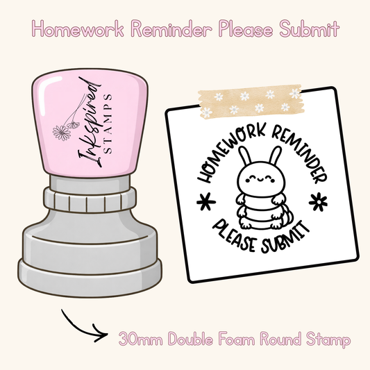Homework Reminder Please Submit Stamp