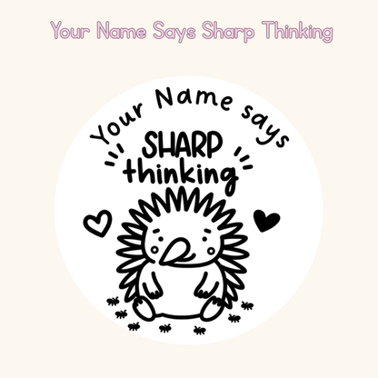 Your Name Says Sharp Thinking