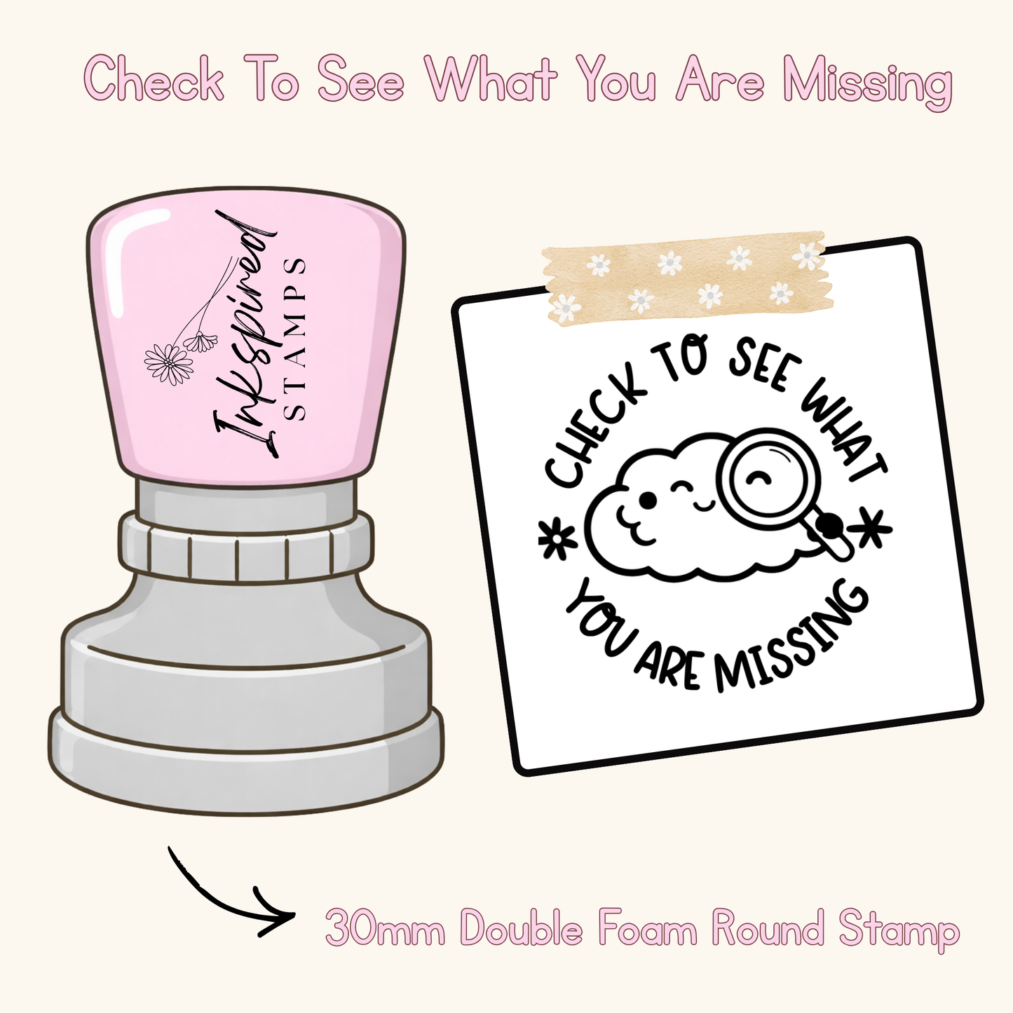Check To See What You Are Missing Stamp