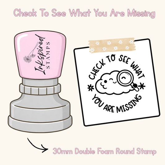 Check To See What You Are Missing Stamp