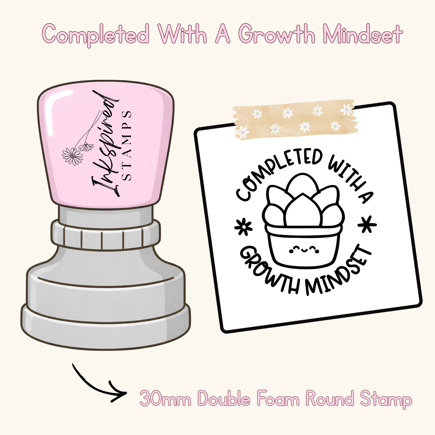 Completed With A Growth Mindset Stamp