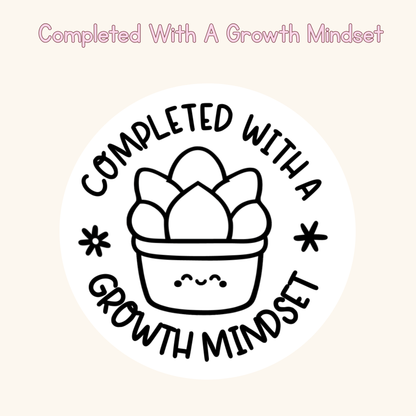 Completed With A Growth Mindset Stamp