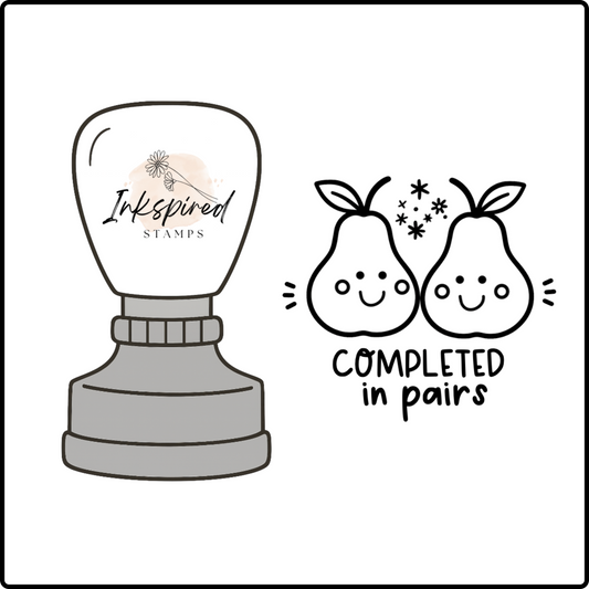 Completed In Pairs Stamp
