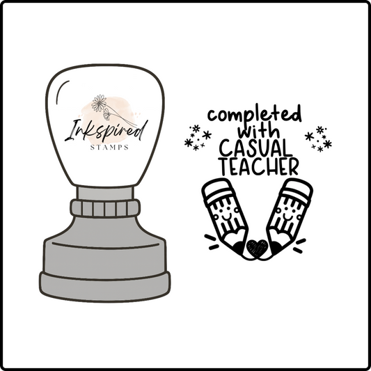 Completed With Casual Teacher Stamp