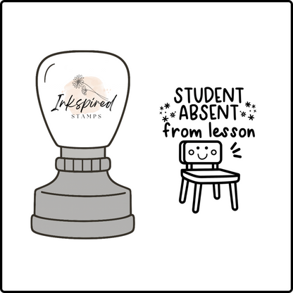 Student Absent From Lesson Stamp