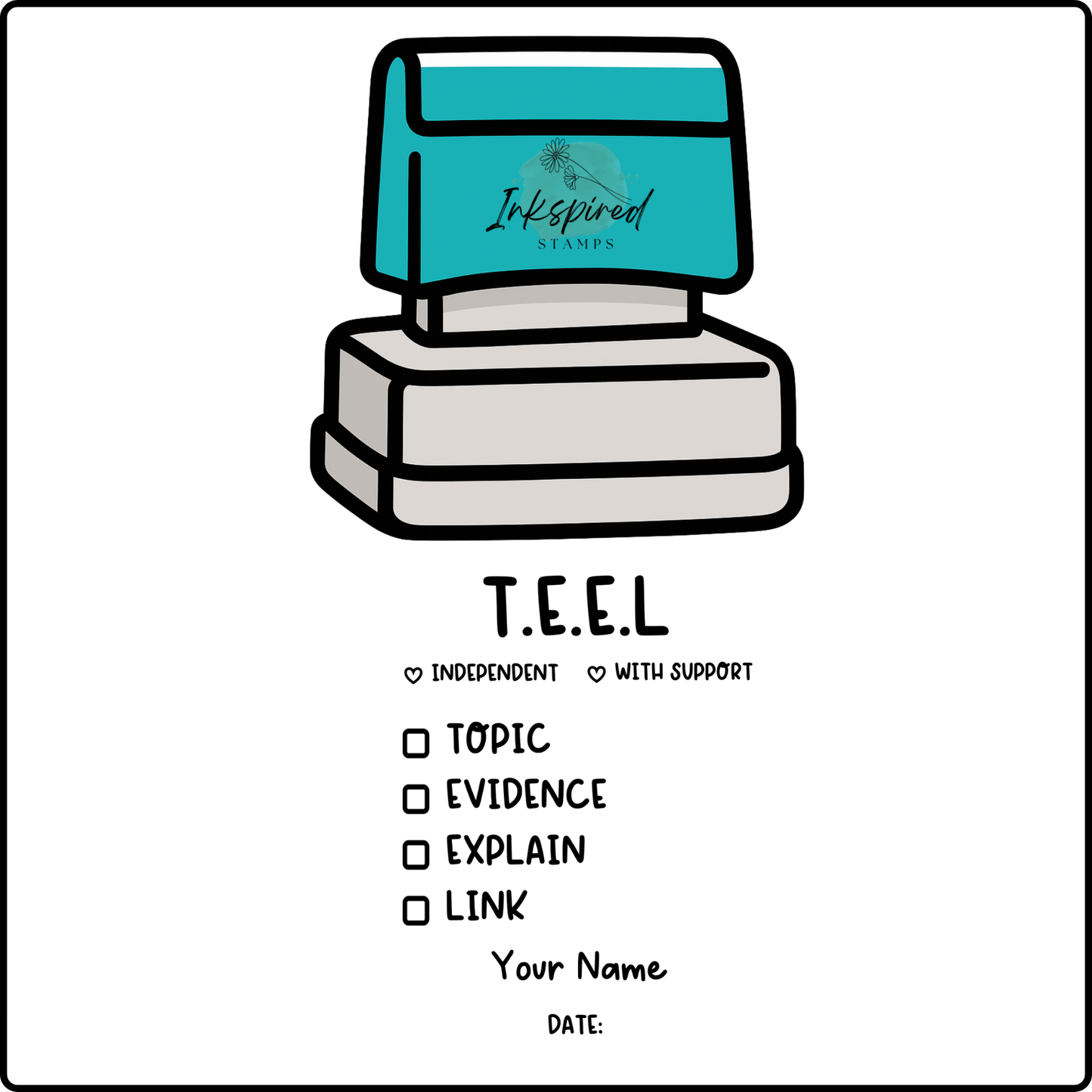 T.E.E.L Checklist Stamp