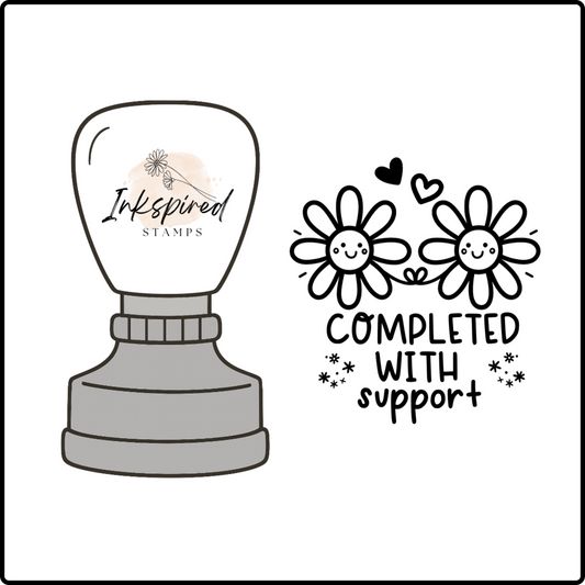 Completed With Support Stamp