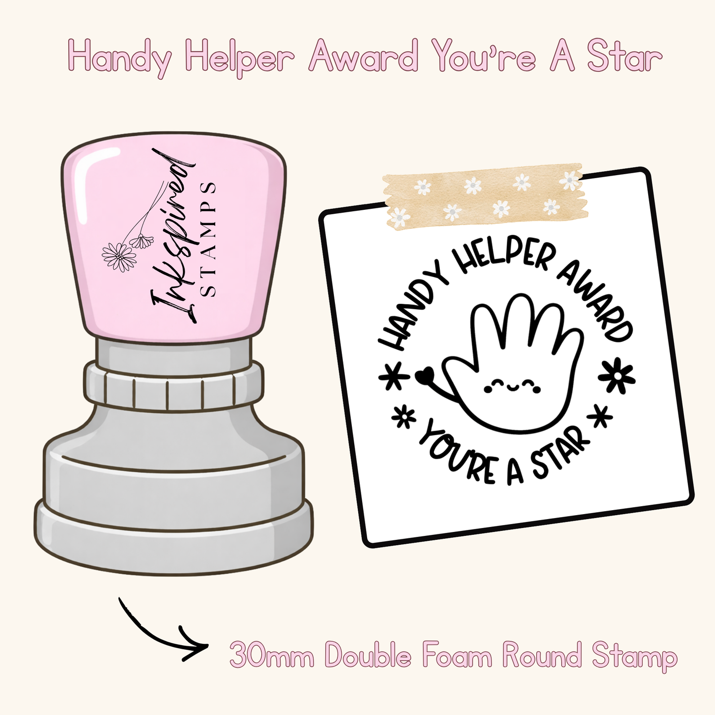 Handy Helper Award You’re A Star Stamp