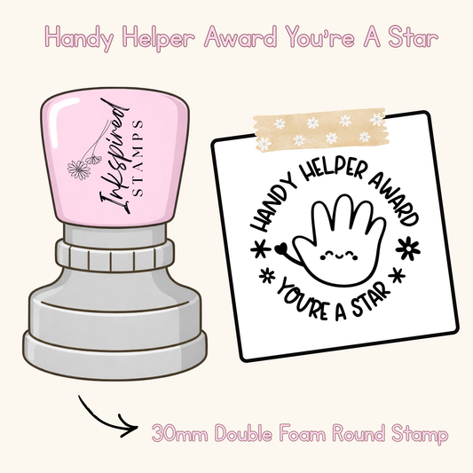 Handy Helper Award You’re A Star Stamp