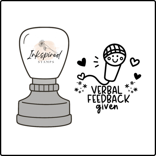 Verbal Feedback Given Stamp