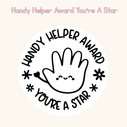 Handy Helper Award You’re A Star Stamp