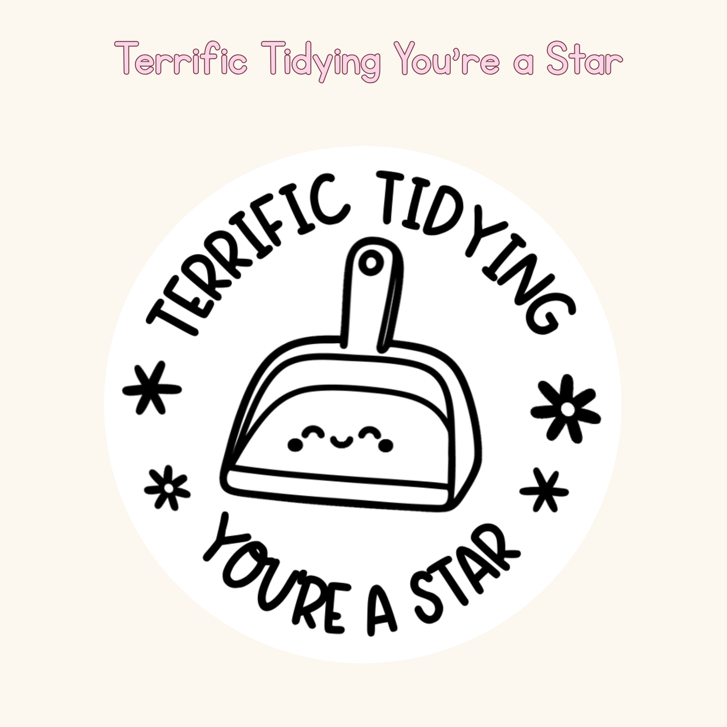 Terrific Tidying You’re a Star Stamp