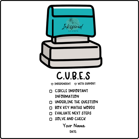 C.U.B.E.S Checklist Stamp
