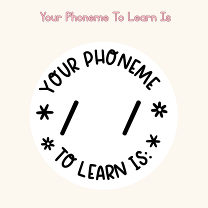 Your Phoneme To Learn Is: Stamp