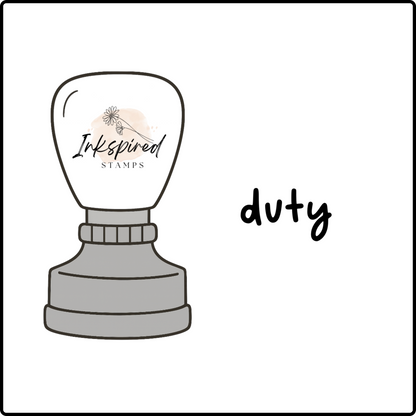 Duty Teacher Planner Stamp
