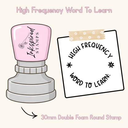 High Frequency Word To Learn: Stamp