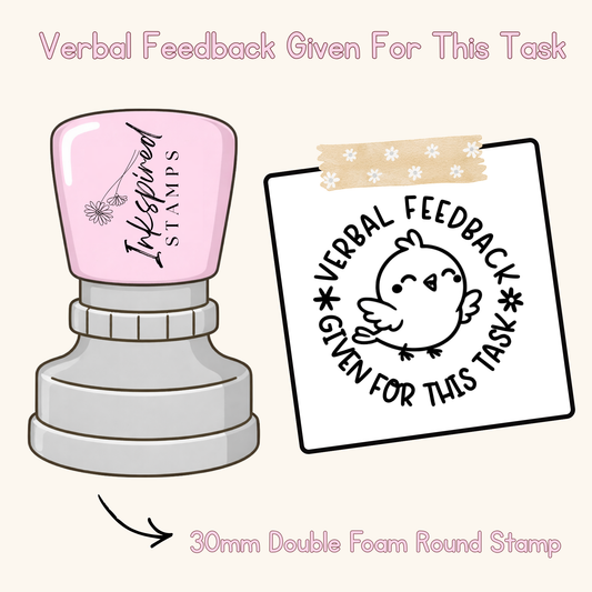 Verbal Feedback Given For This Task Stamp