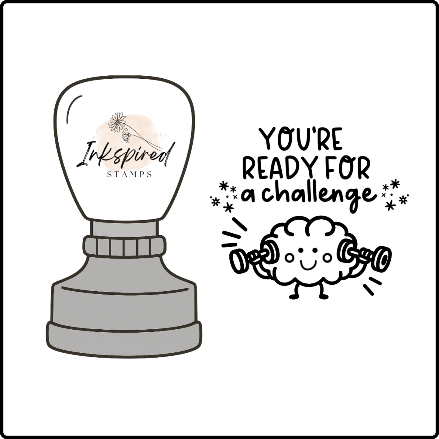 You're Ready For a Challenge Stamp