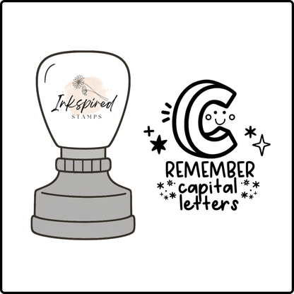 Remember Capital Letters Stamp