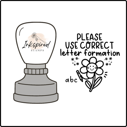 Please Use Correct Letter Formation Stamp