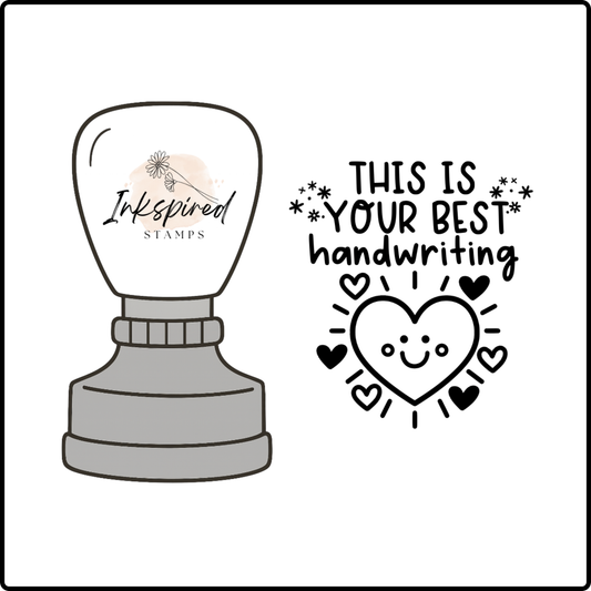 This is Your Best Handwriting Stamp