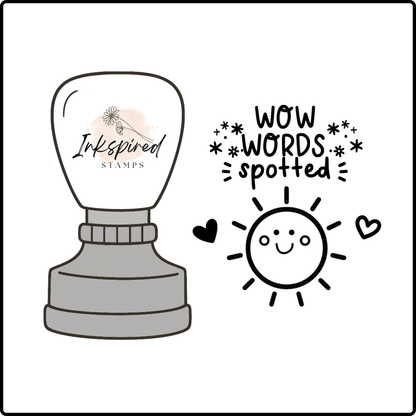 WOW Words Spotted Stamp