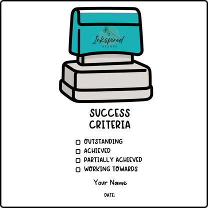 Success Criteria Checklist Stamp