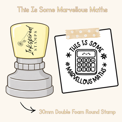 This Is Some Marvellous Maths Stamp