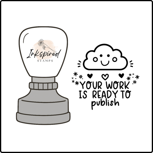 Your Work is Ready to Publish Stamp
