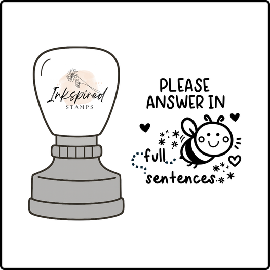Please Answer in Full Sentences Stamp