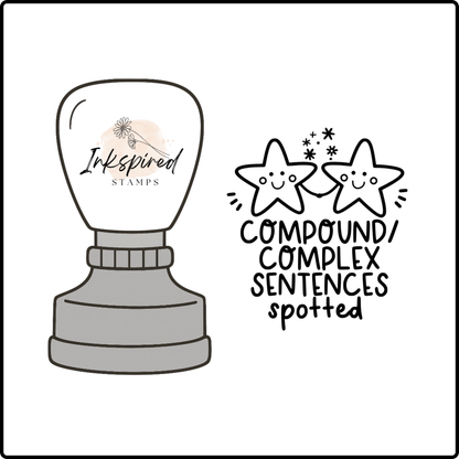 Compound/Complex Sentences Spotted Stamp
