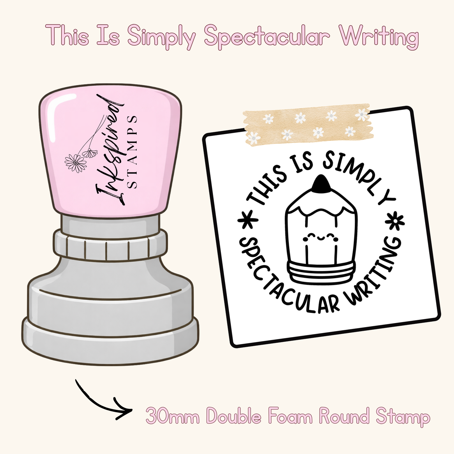 This Is Simply Spectacular Writing Stamp