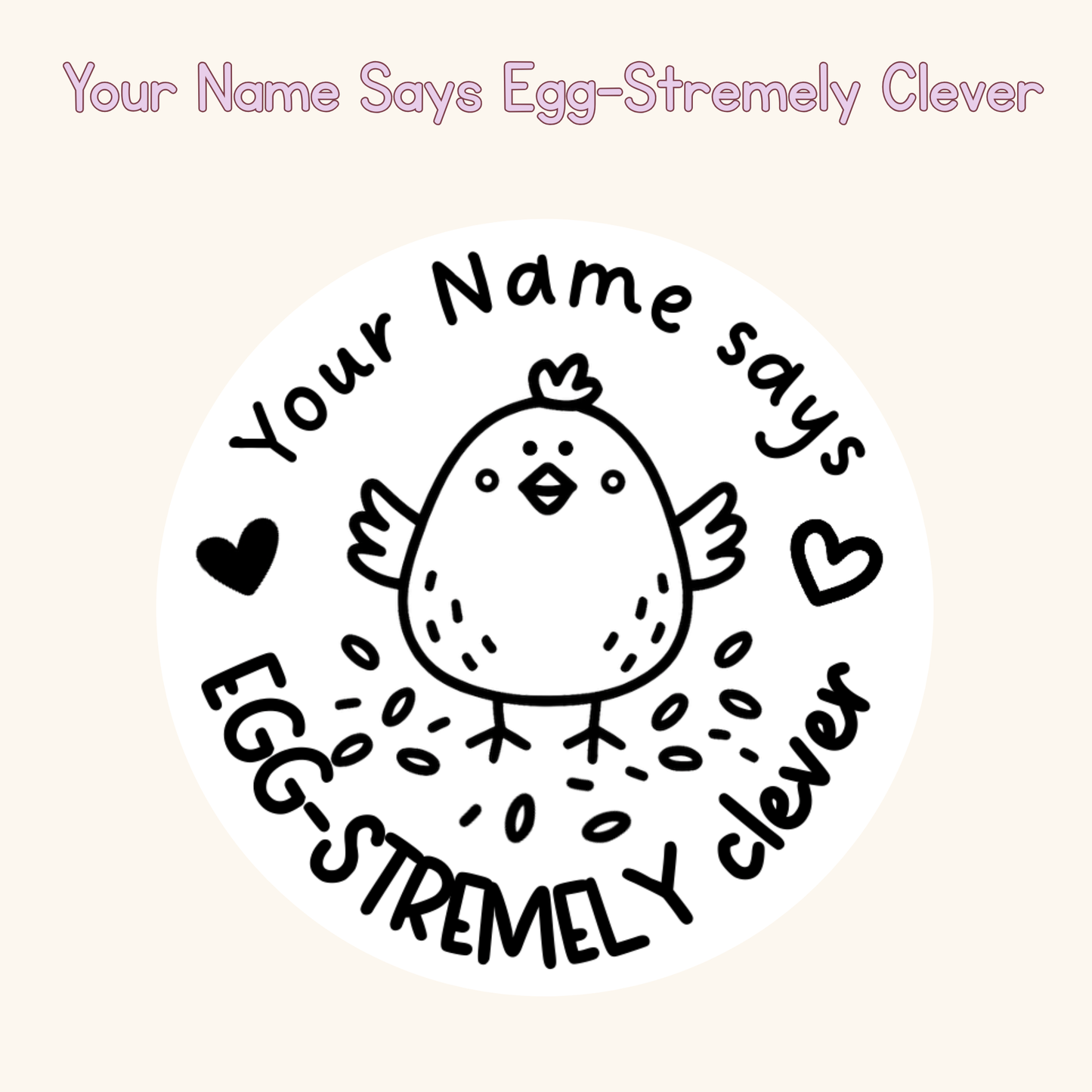 Your Name Says Egg-Stremely Clever