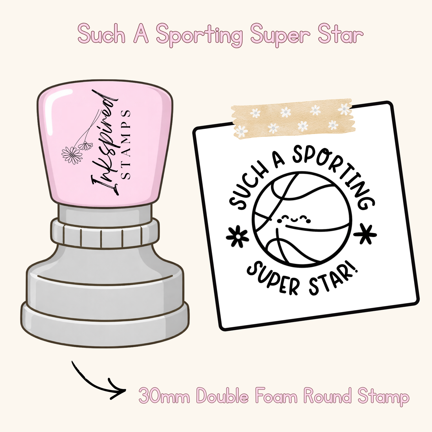 Such A Sporting Super Star Stamp