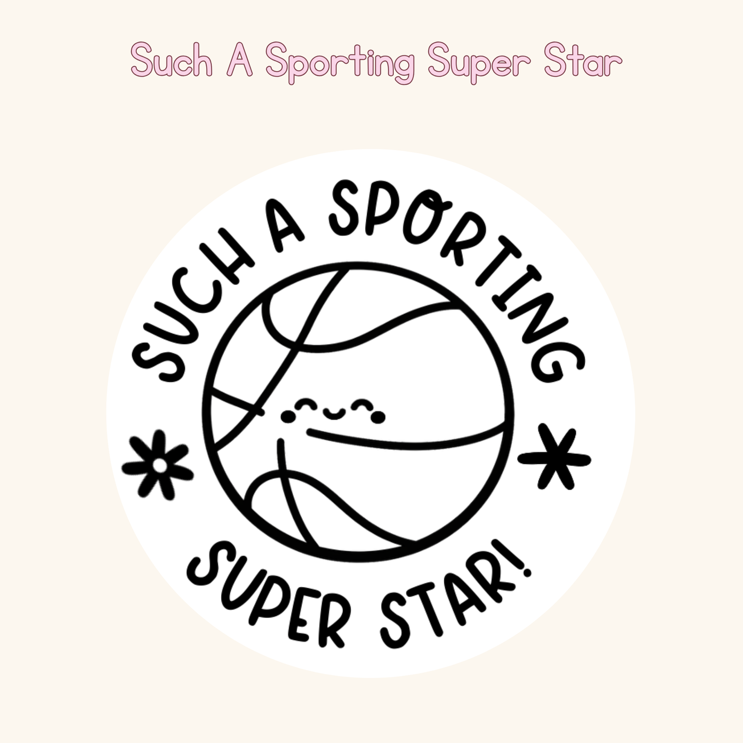 Such A Sporting Super Star Stamp