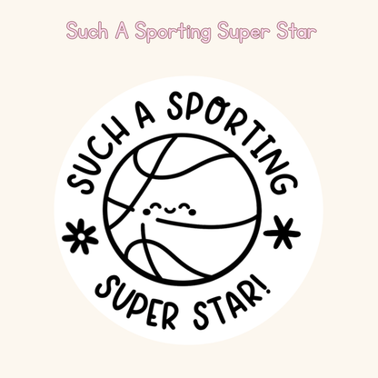 Such A Sporting Super Star Stamp