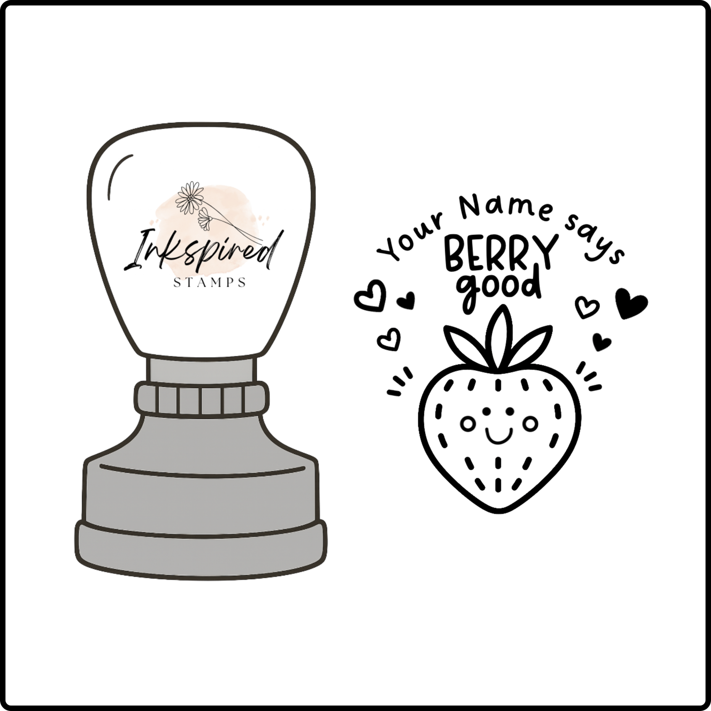 Berry Good Personalised Stamp