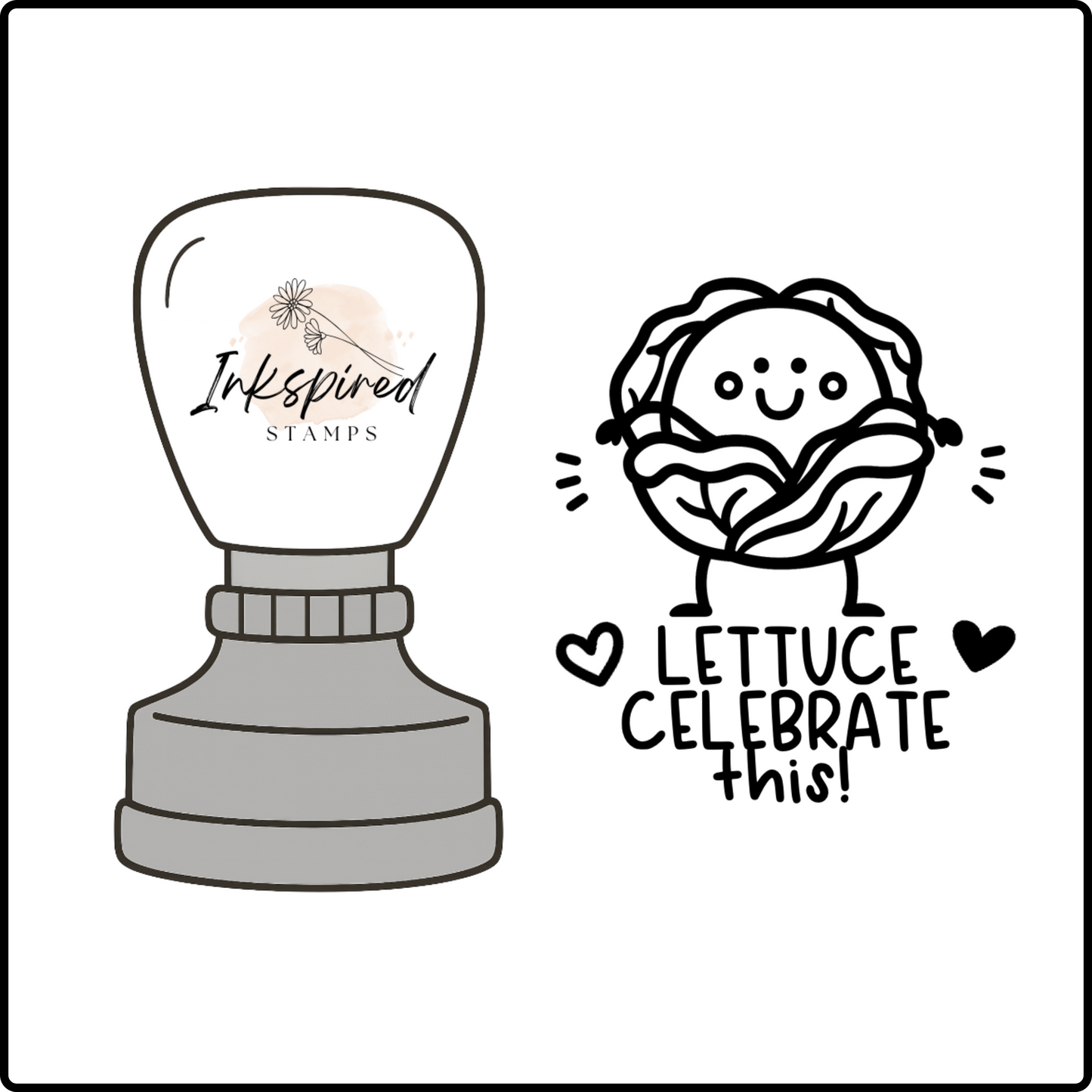Lettuce Celebrate This Stamp