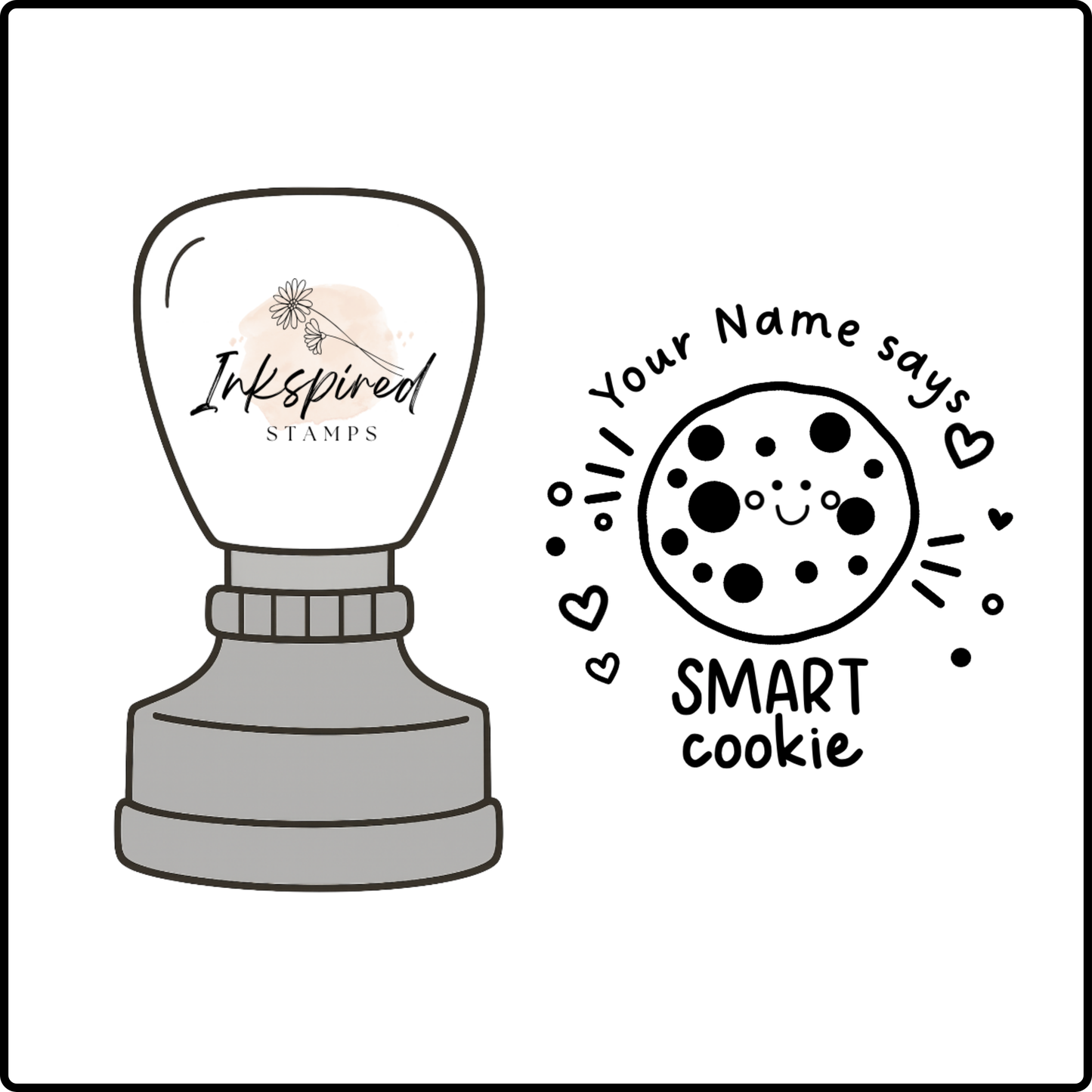 Smart Cookie Personalised Stamp