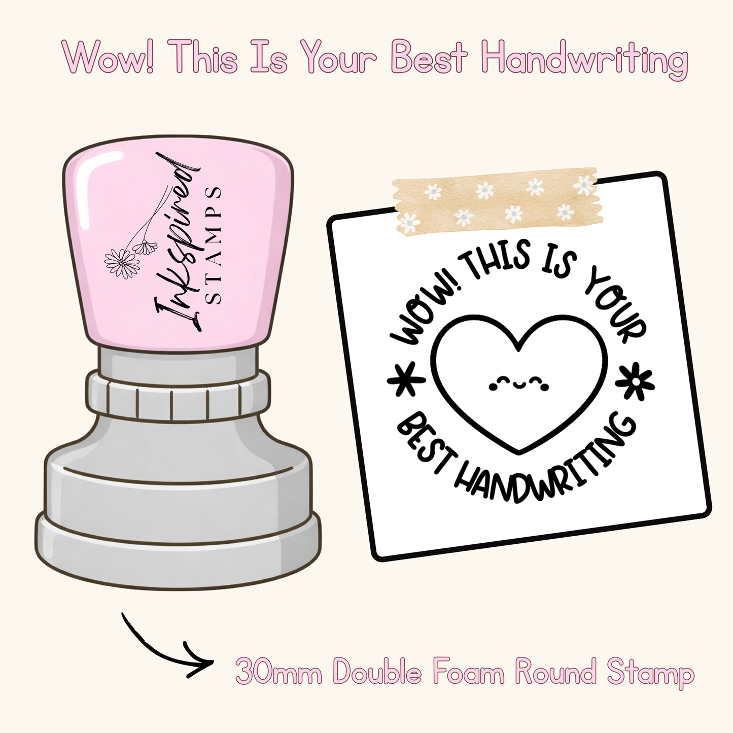 Wow! This Is Your Best Handwriting Stamp