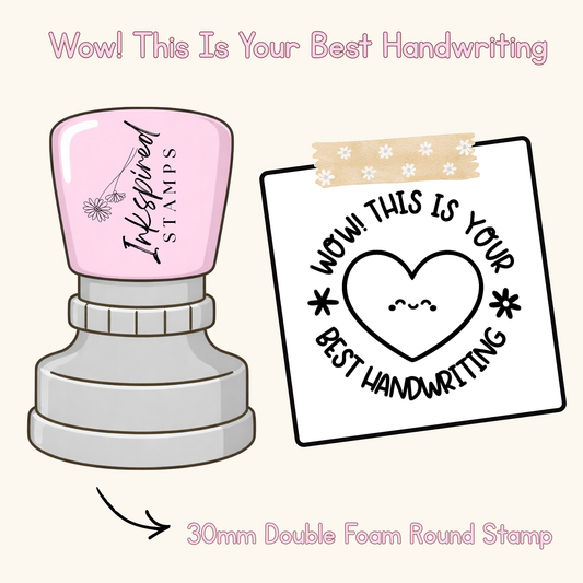 Wow! This Is Your Best Handwriting Stamp