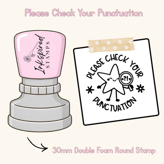 Please Check Your Punctuation Stamp