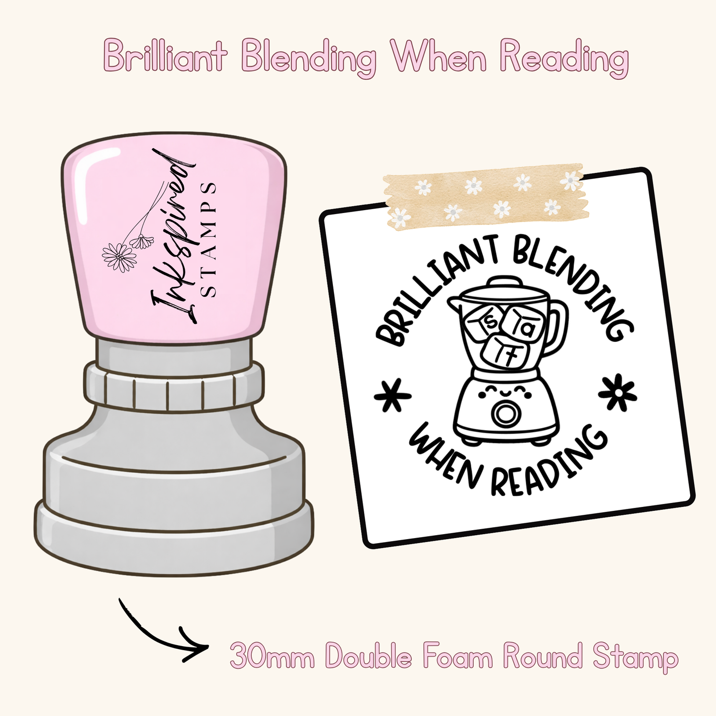 Brilliant Blending When Reading Stamp