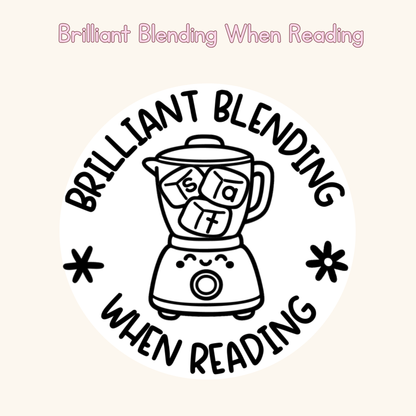 Brilliant Blending When Reading Stamp