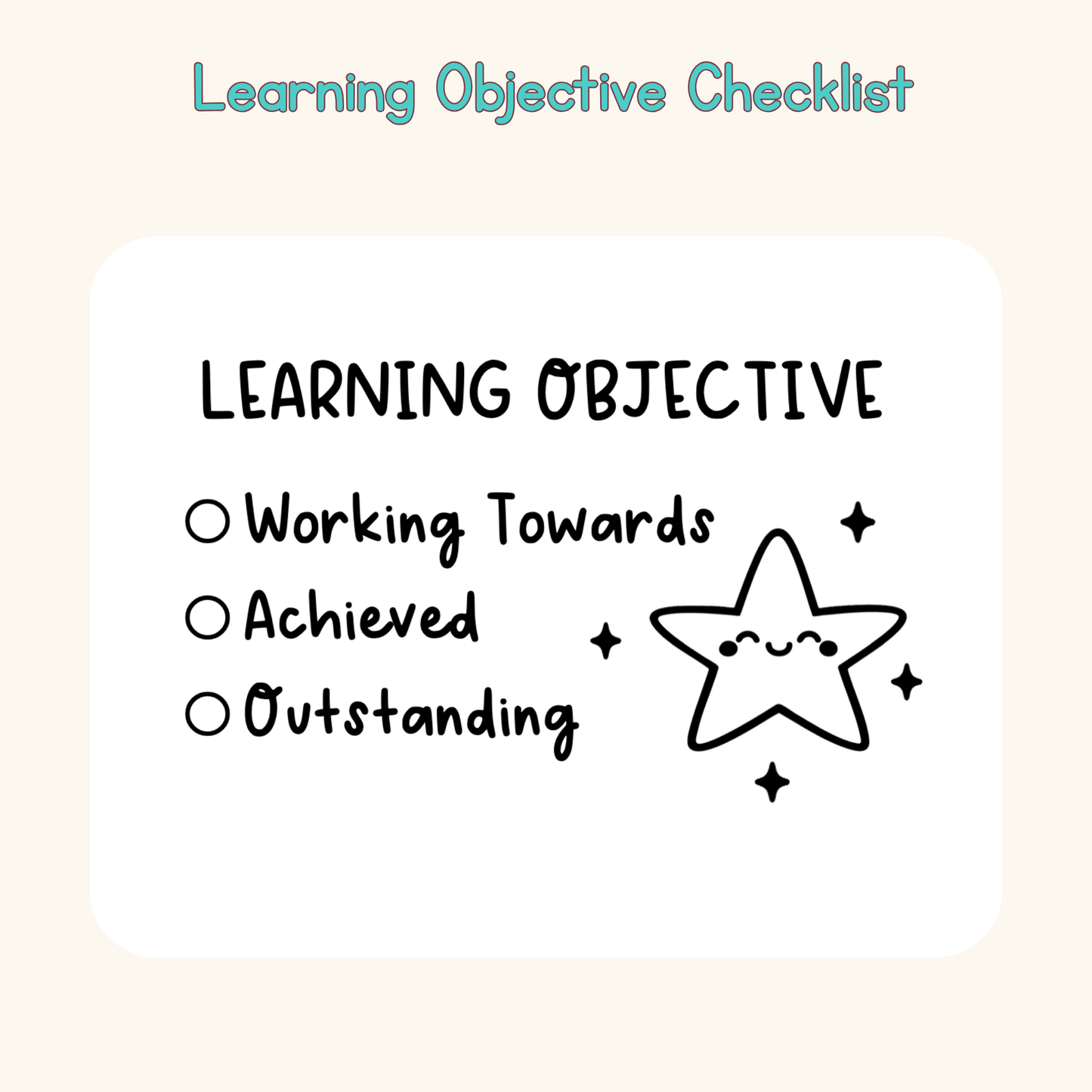 Learning Objective Checklist